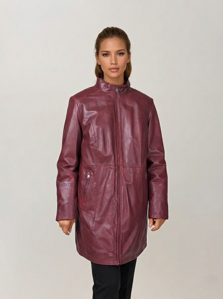 Evena - Lamm Malli Läder - Dam - Kopparröd