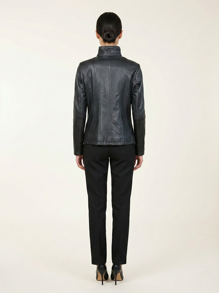 Hanne, 60 cm. - Casa de couro Lamb Malli - Mulheres - Preto