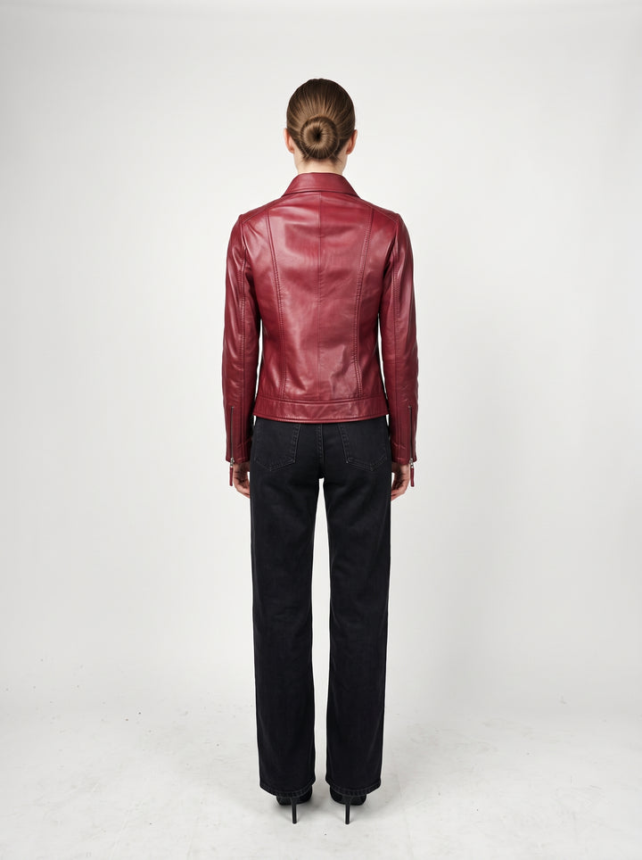 Bella - Lamb Malli Leather - Donna - Rosso