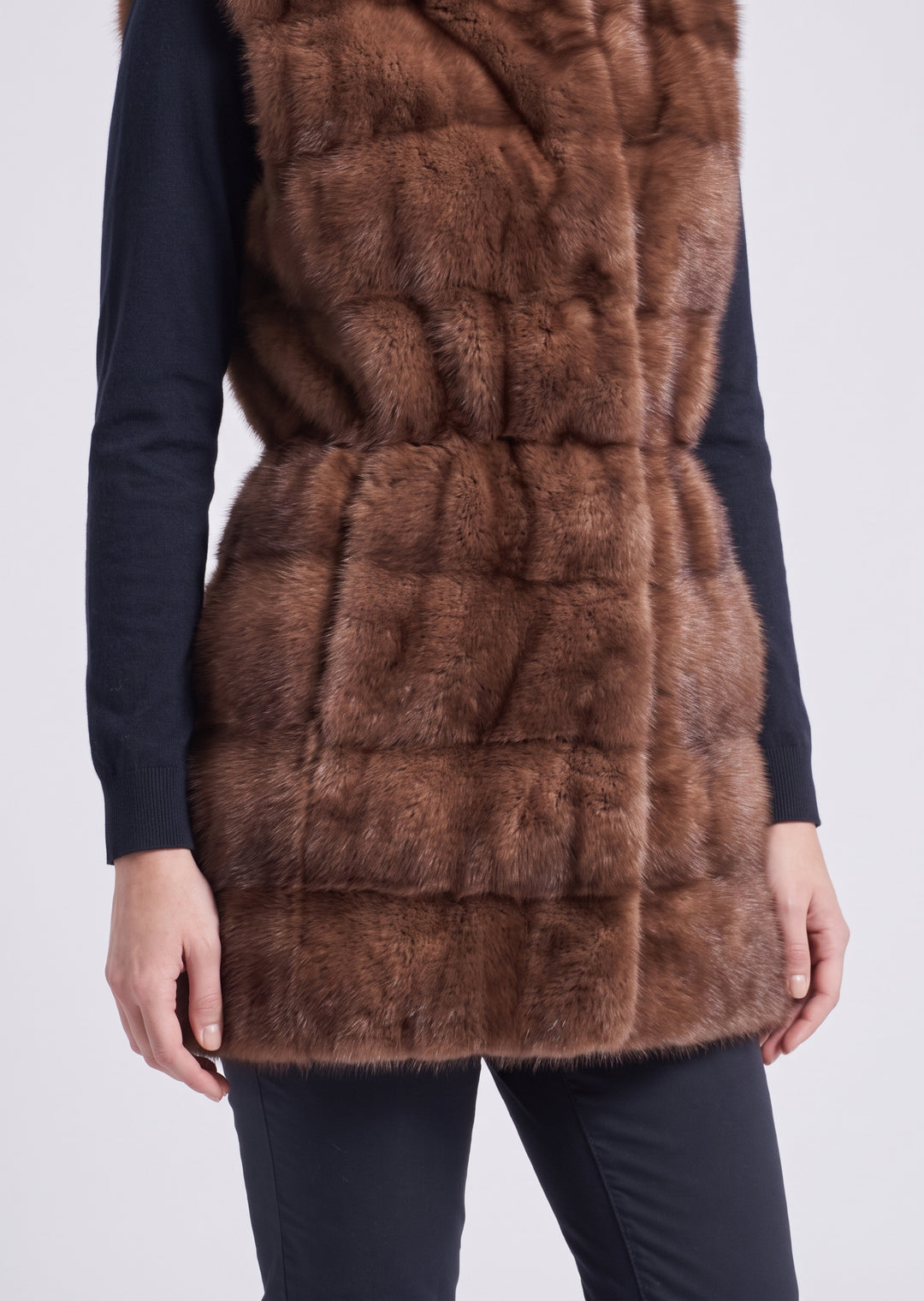 Nelly Vest, 70 cm. - Minkur - Konur - Pastel