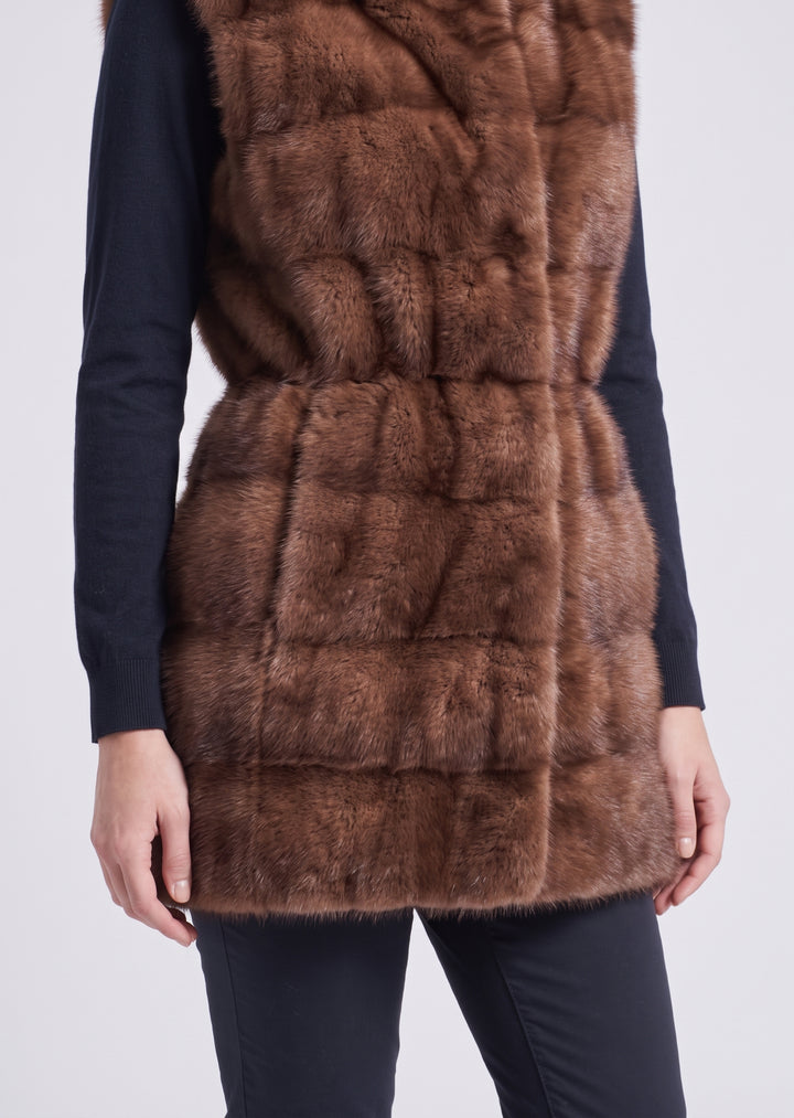Nelly Vest, 70 cm. - Minkur - Konur - Pastel