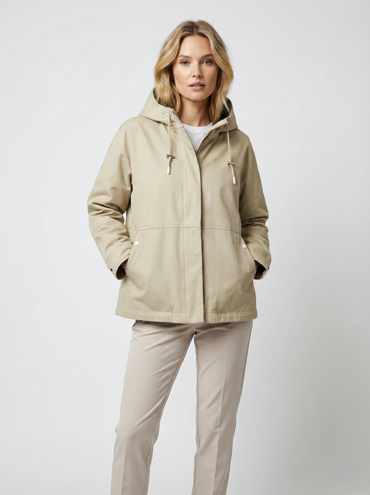 Isaia, 62 cm. - textíl - Konur - dökk beige