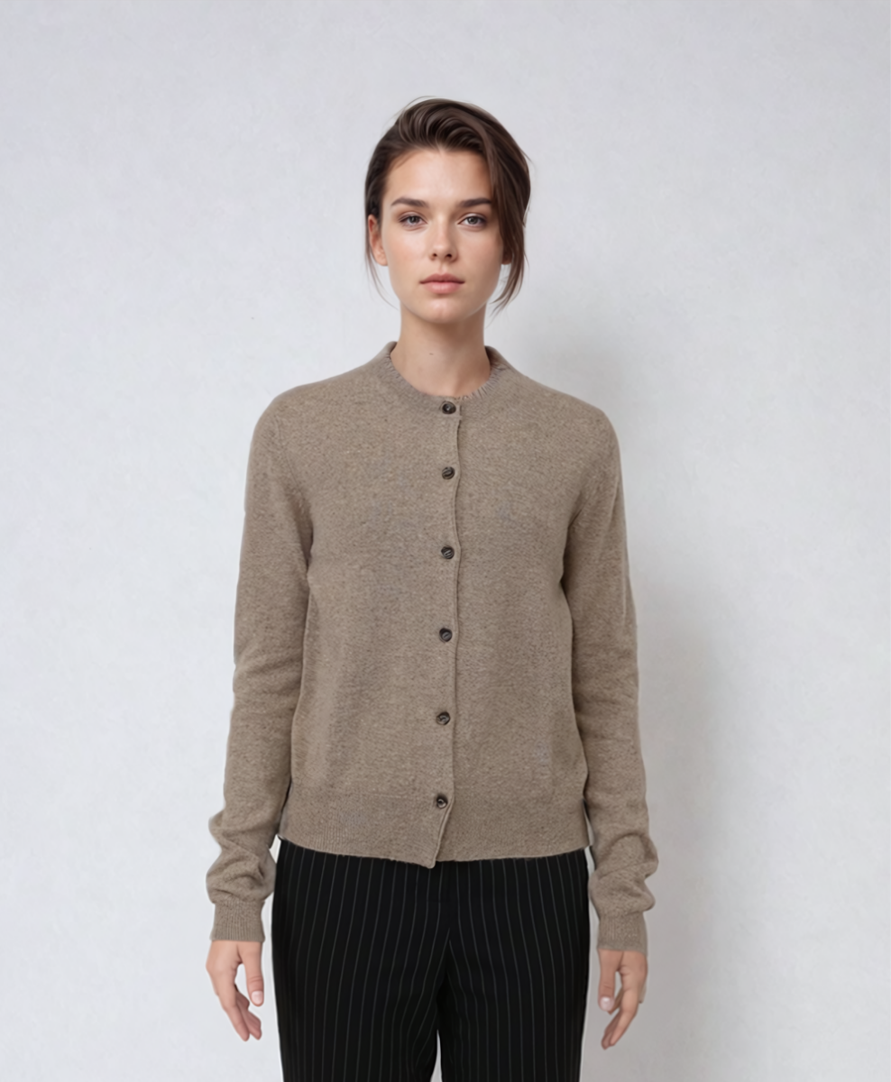 SY-23022 Cardigan - 100% Cashmere - Accesories - Oak