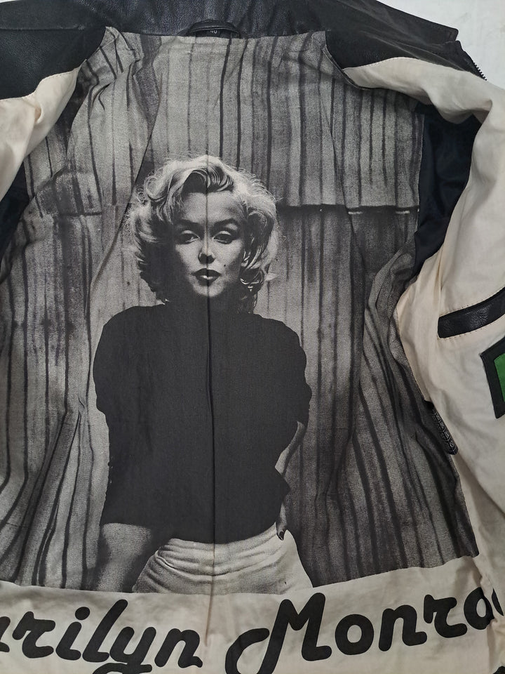 Marilyn - chèvre frottée en cuir - femmes - noir