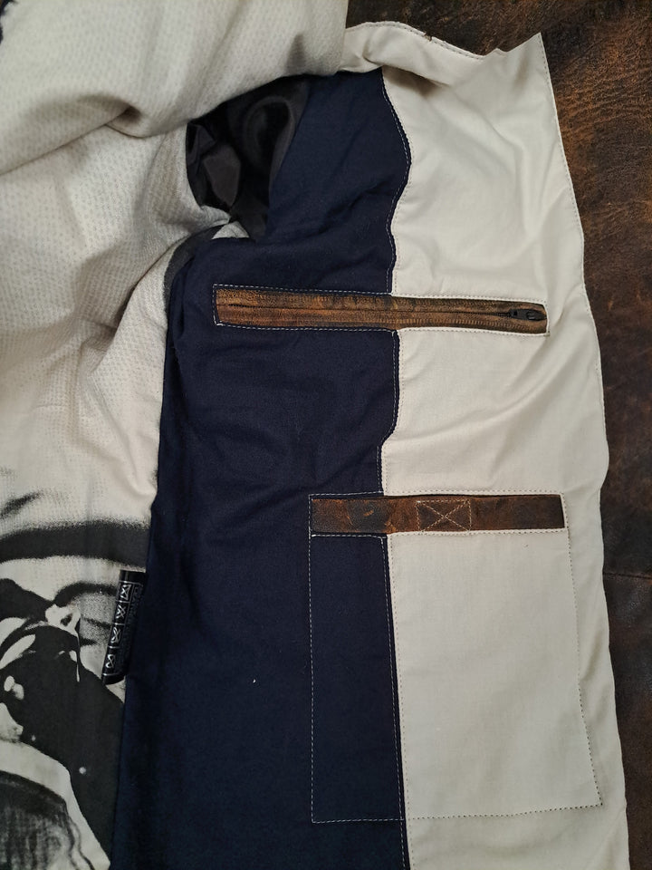 James Dean, 65 cm. - Collar - Leather - Man - Brown