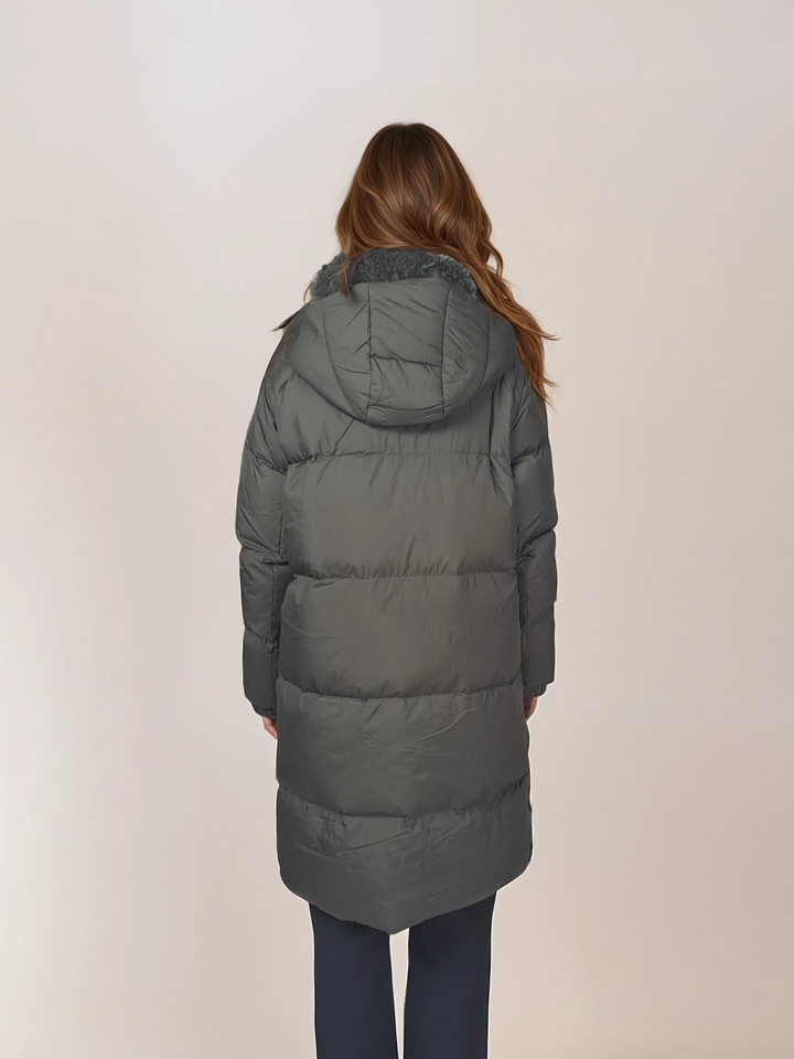 Heather, 98 cm. - Down jacket/vest - Women - Army Green
