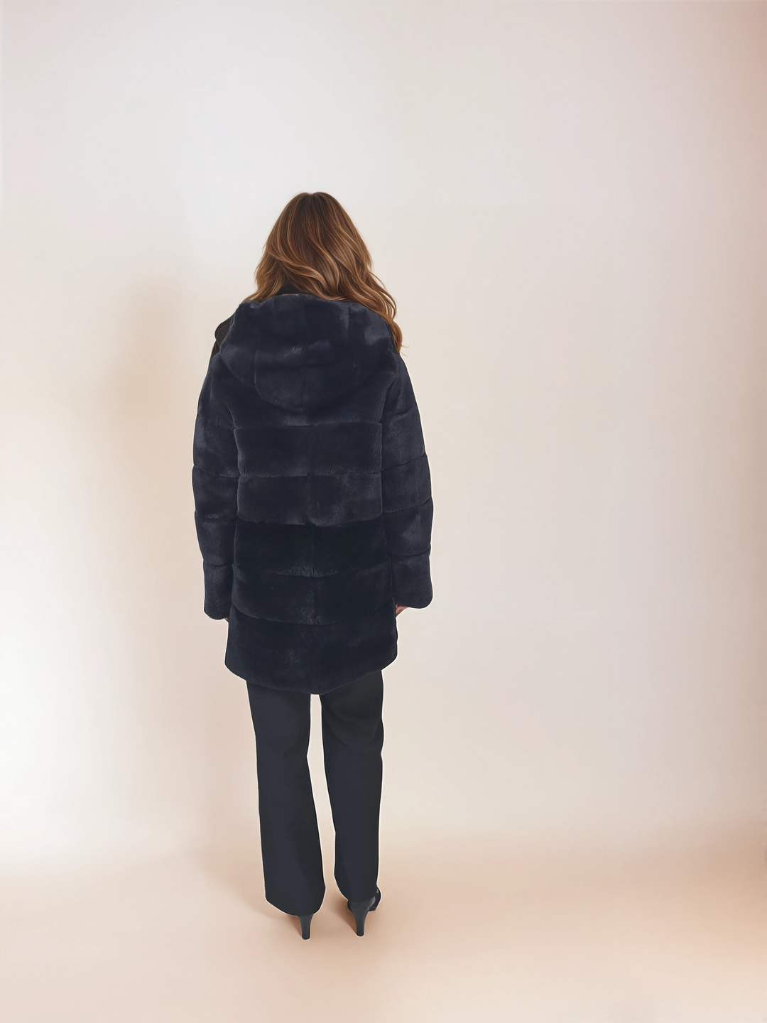 Imelda, 80 cm. - Rex - Kvinder - Charcoal & Black