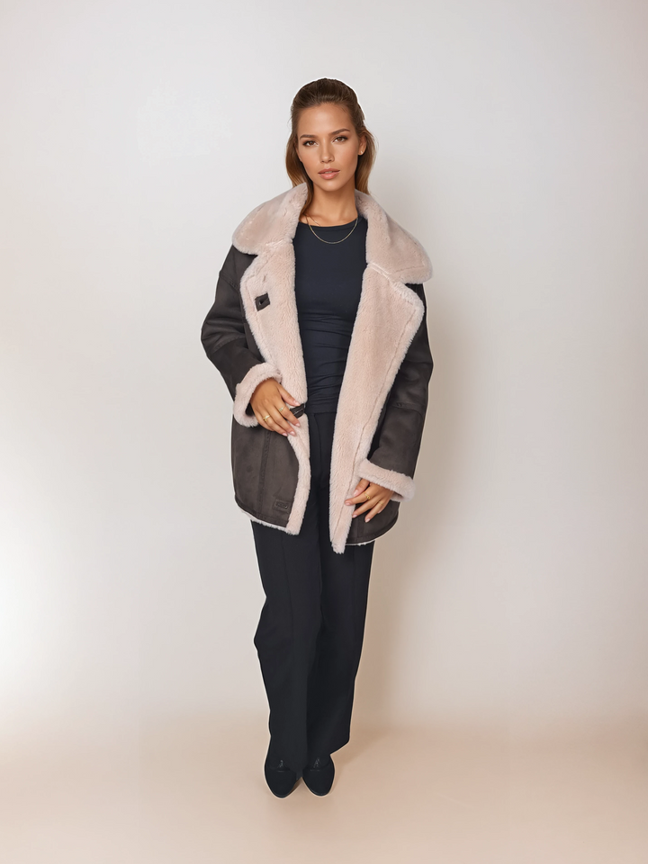 Ibi 75 cm. - Air Wool - Women - Chestnut