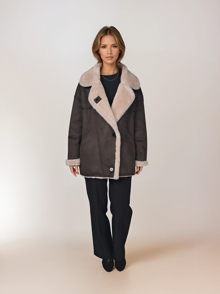 Ibi 75 cm. - Air Wool - Women - Chestnut