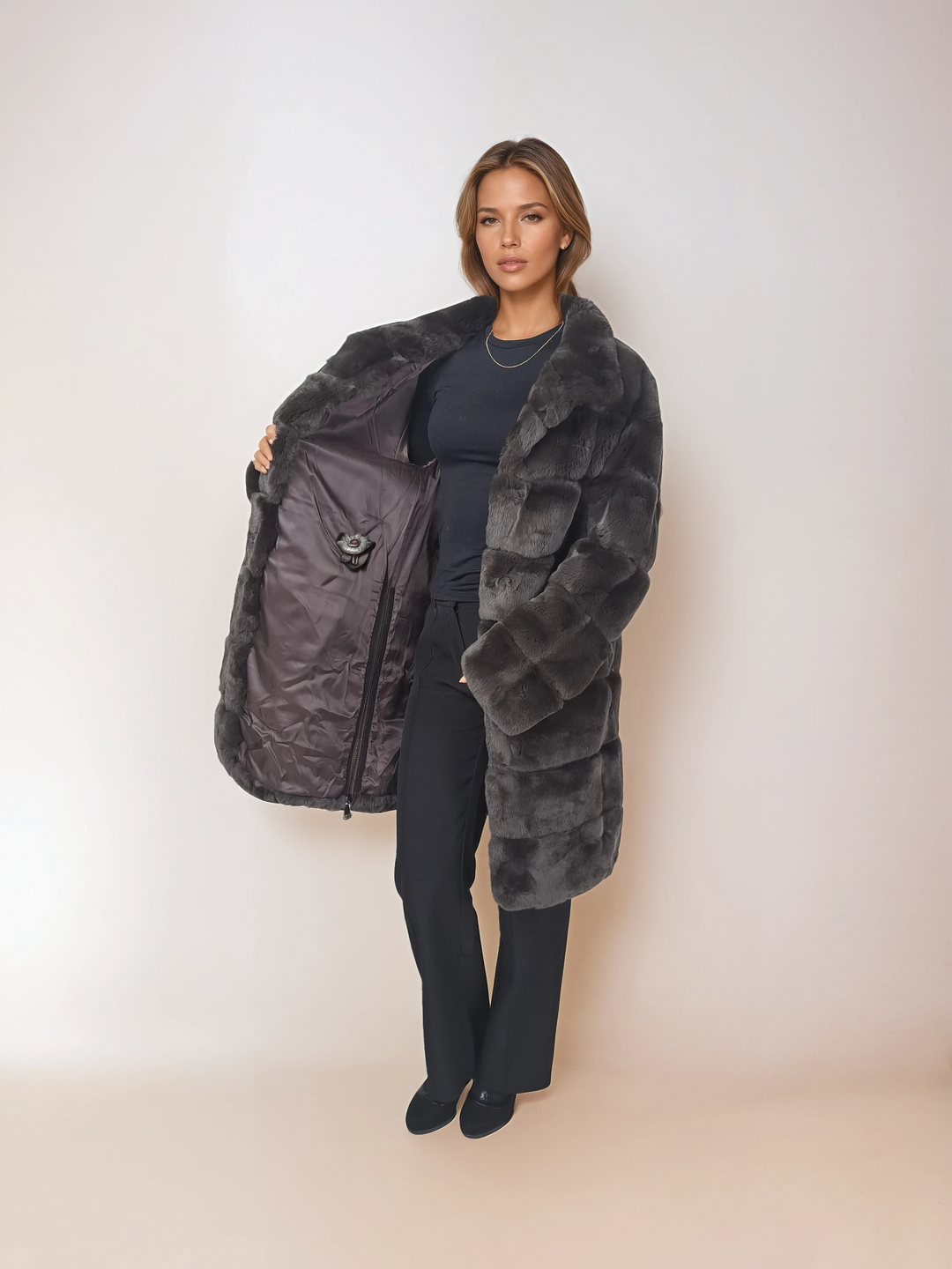 Hachan, 80 cm. - Rex - Donne - Cioccolato