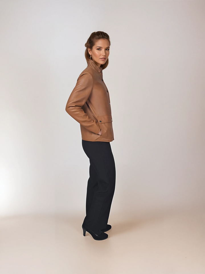 Illina, 61 cm. - Agneau Dior Cuir - Femmes - Caramel