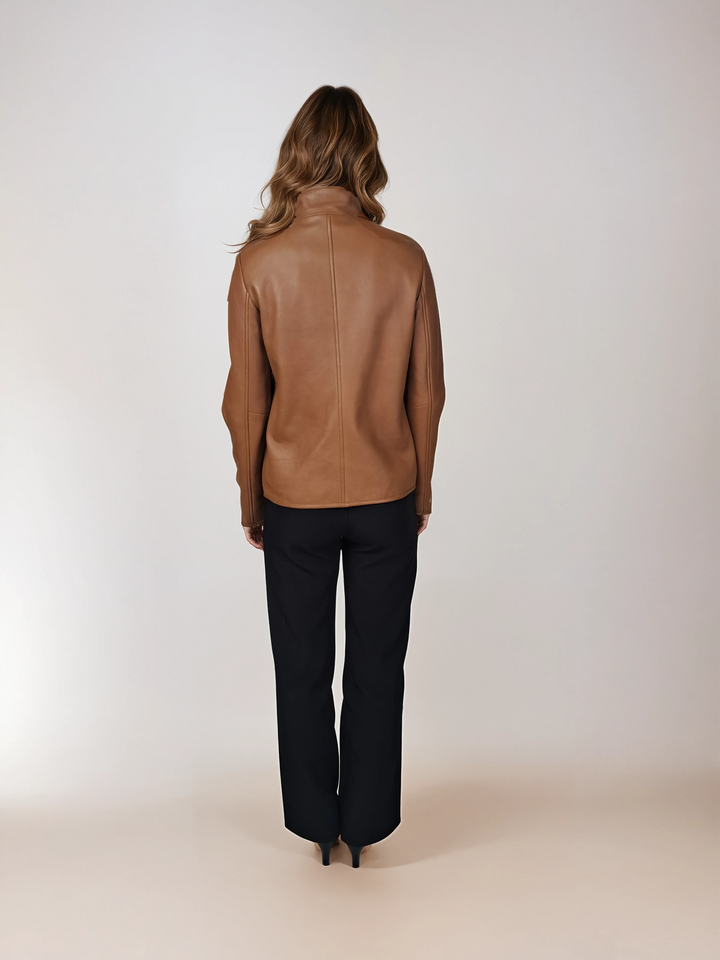 Illina, 61 cm. - Agneau Dior Cuir - Femmes - Caramel