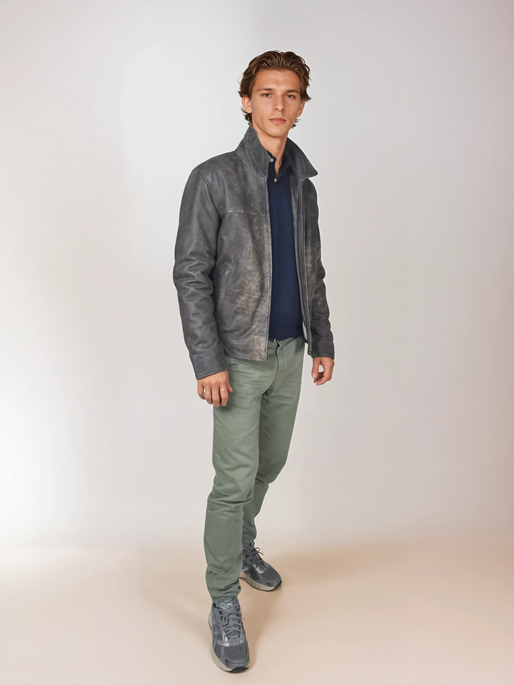 James Dean, 67 cm. - Sheep Leather - Man - Grey