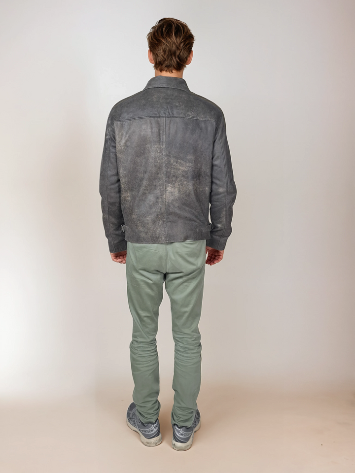 James Dean, 67 cm. - Sheep Leather - Man - Grey