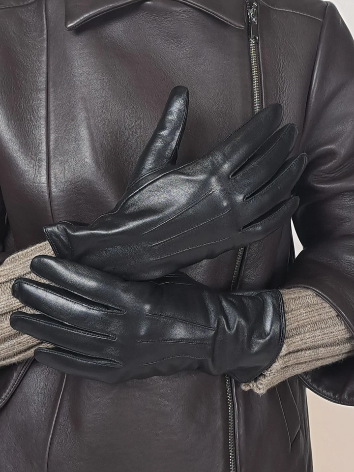 3100 Glove - Lamb Slink Leather -Accesories - Black