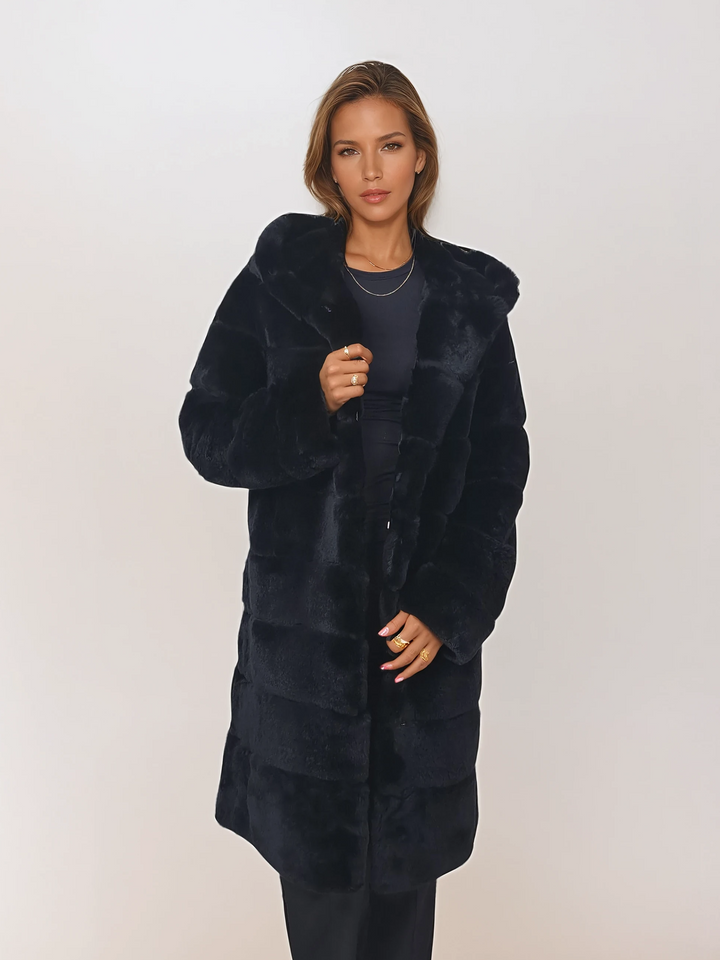 Petrovski, 100 cm. - Hætte - Rex - Damer - Sort