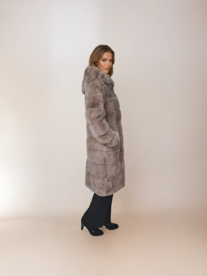 Petrovski, 100 cm. - Hætte - Rex - Kvinder - Cafe Latte