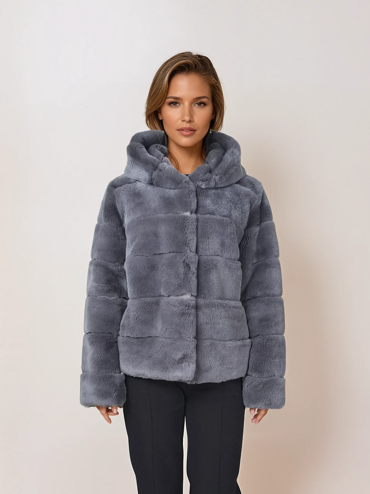 Petrovski, 60 cm. - Hætte - Rex - Damer - Lysegrå