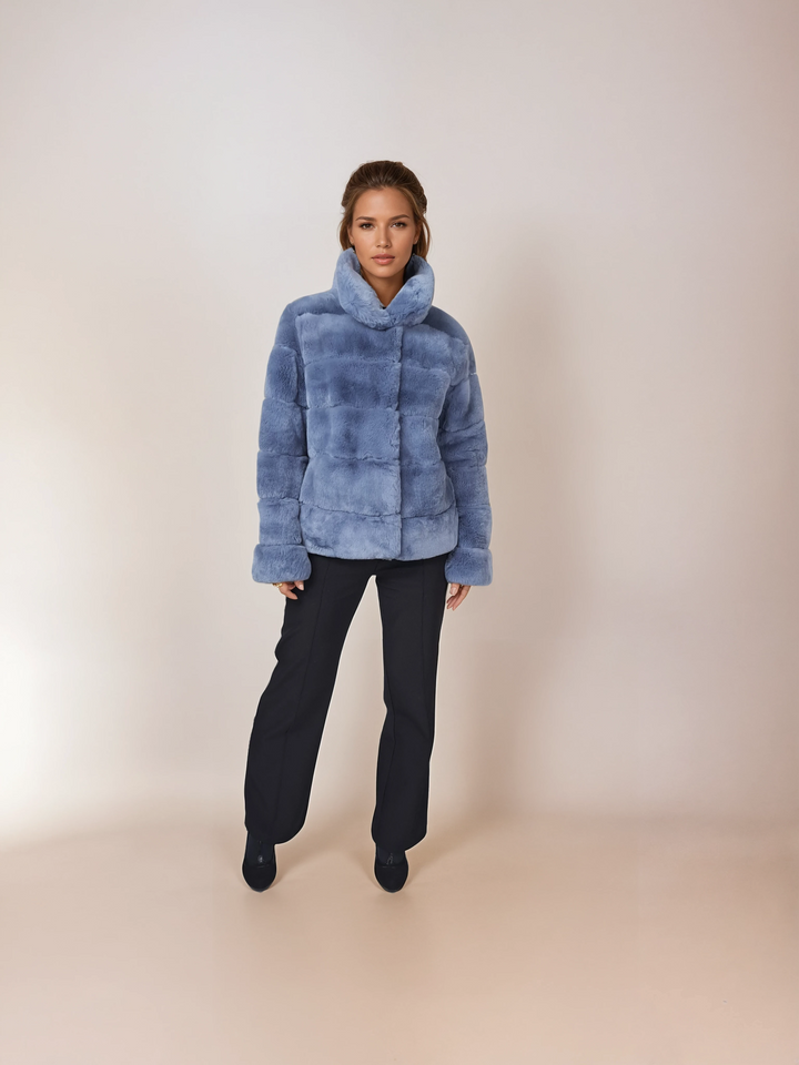 Petrovski, 60 cm. - Collar - Rex - Women - Skye Blue