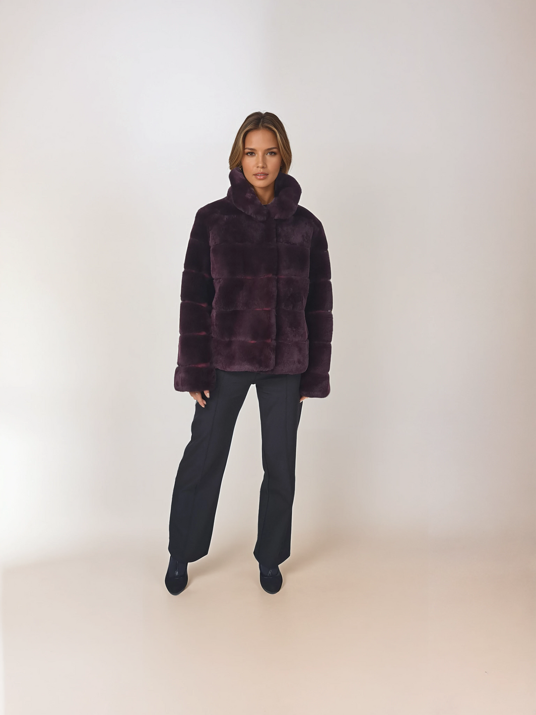 Petrovski, 60 cm. - Collar - Rex - Women - Wine