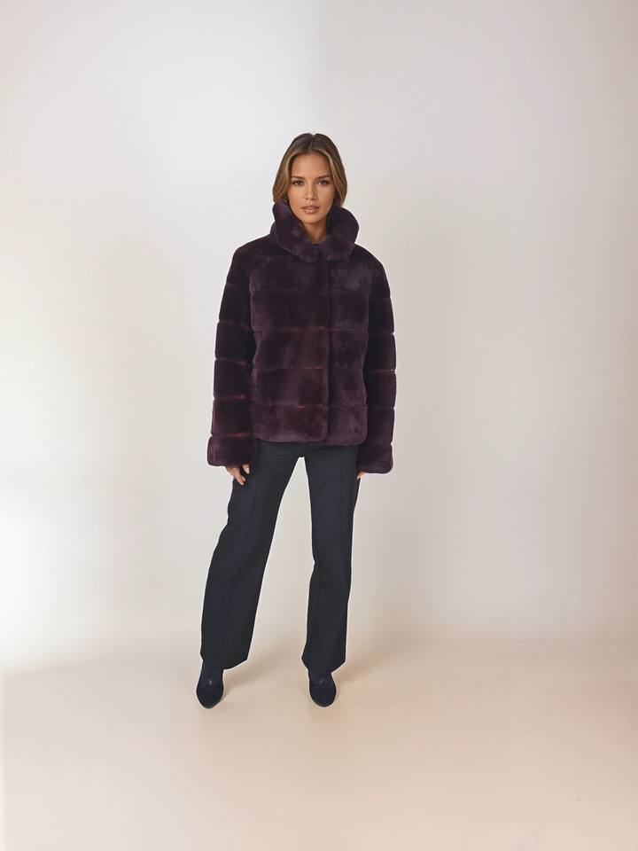 Petrovski, 60 cm. - Collar - Rex - Women - Wine