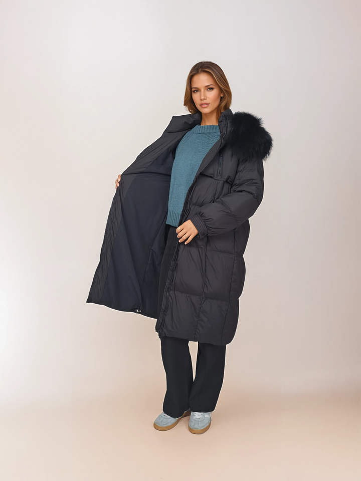 Izon, 105 cm. - Daunen - Damen - Schwarz