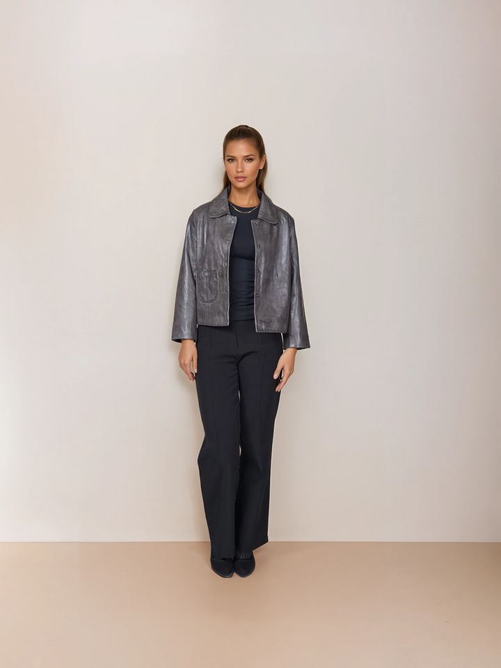 Marley, 53 cm. - Krave - Lamme Luxur Læder - Damer - Grå