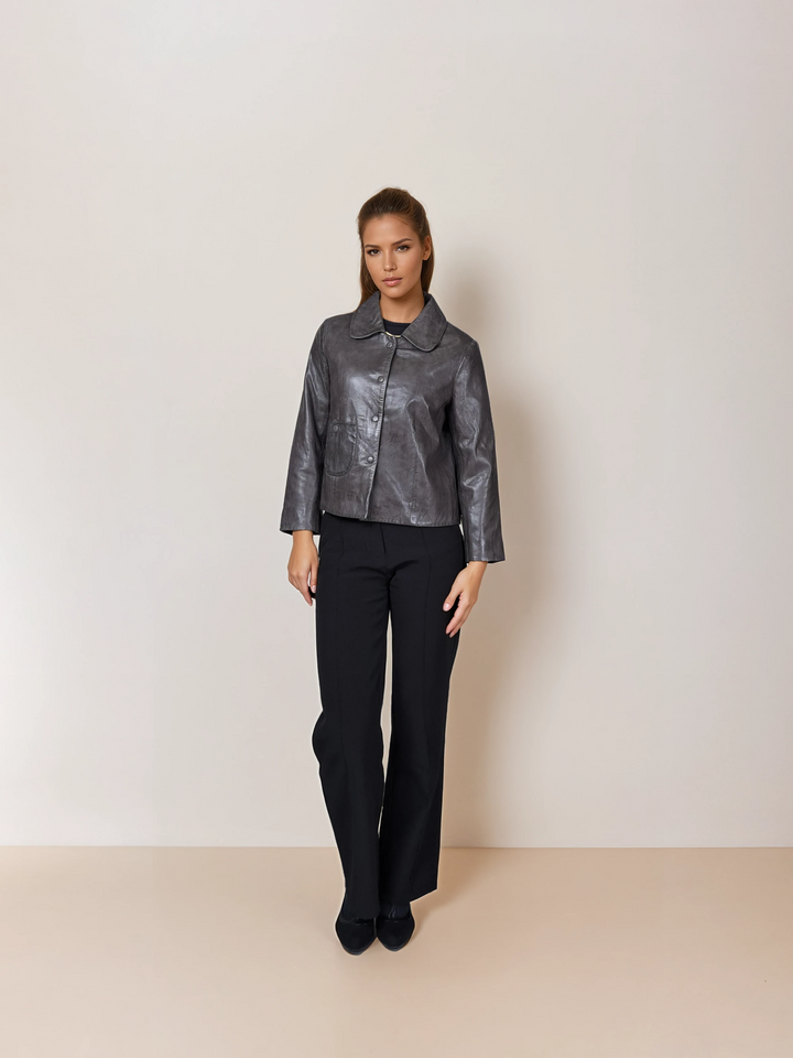 Marley, 53 cm. - Krave - Lamme Luxur Læder - Damer - Grå