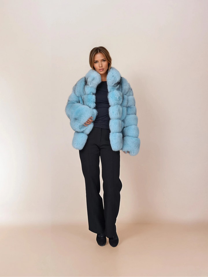 Virginia, 60 cm. - Blauer Fuchs - Damen - Türkis