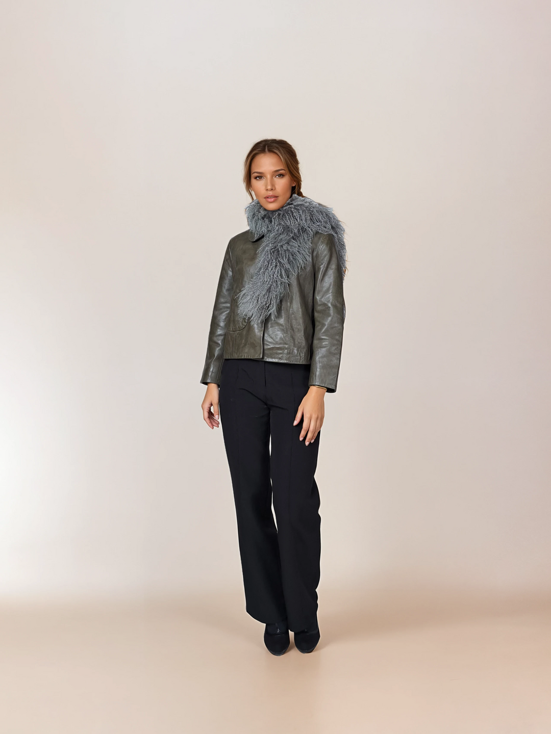 Krage - Kalgan Lamb - Tillbehör - Ljusgrå