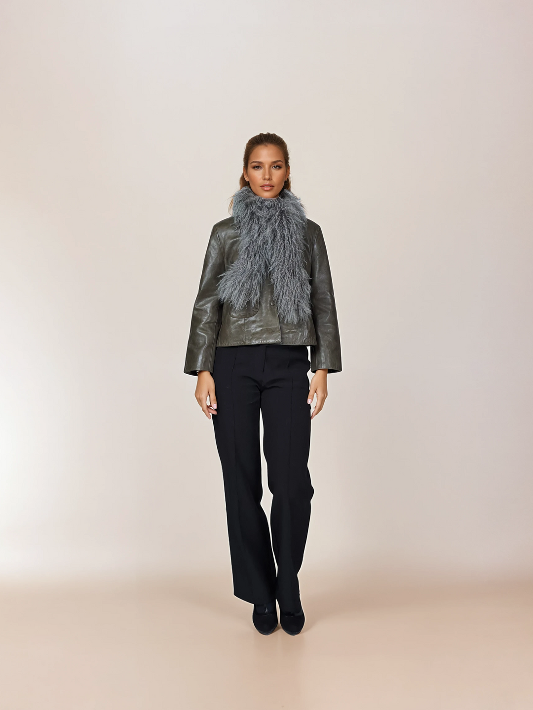 Krage - Kalgan Lamb - Tillbehör - Ljusgrå