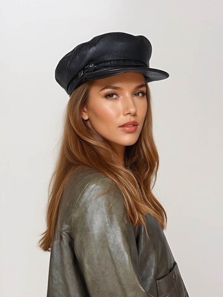 602-5256/08 Hut – Leder – Zubehör – Schwarz