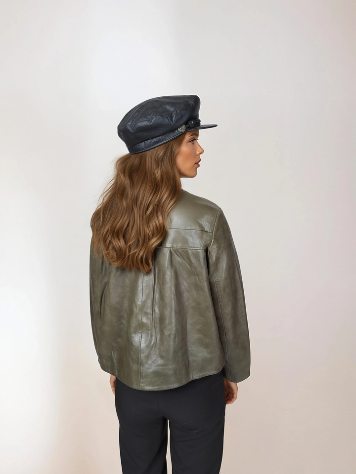 602-5256/08 Hut – Leder – Zubehör – Schwarz