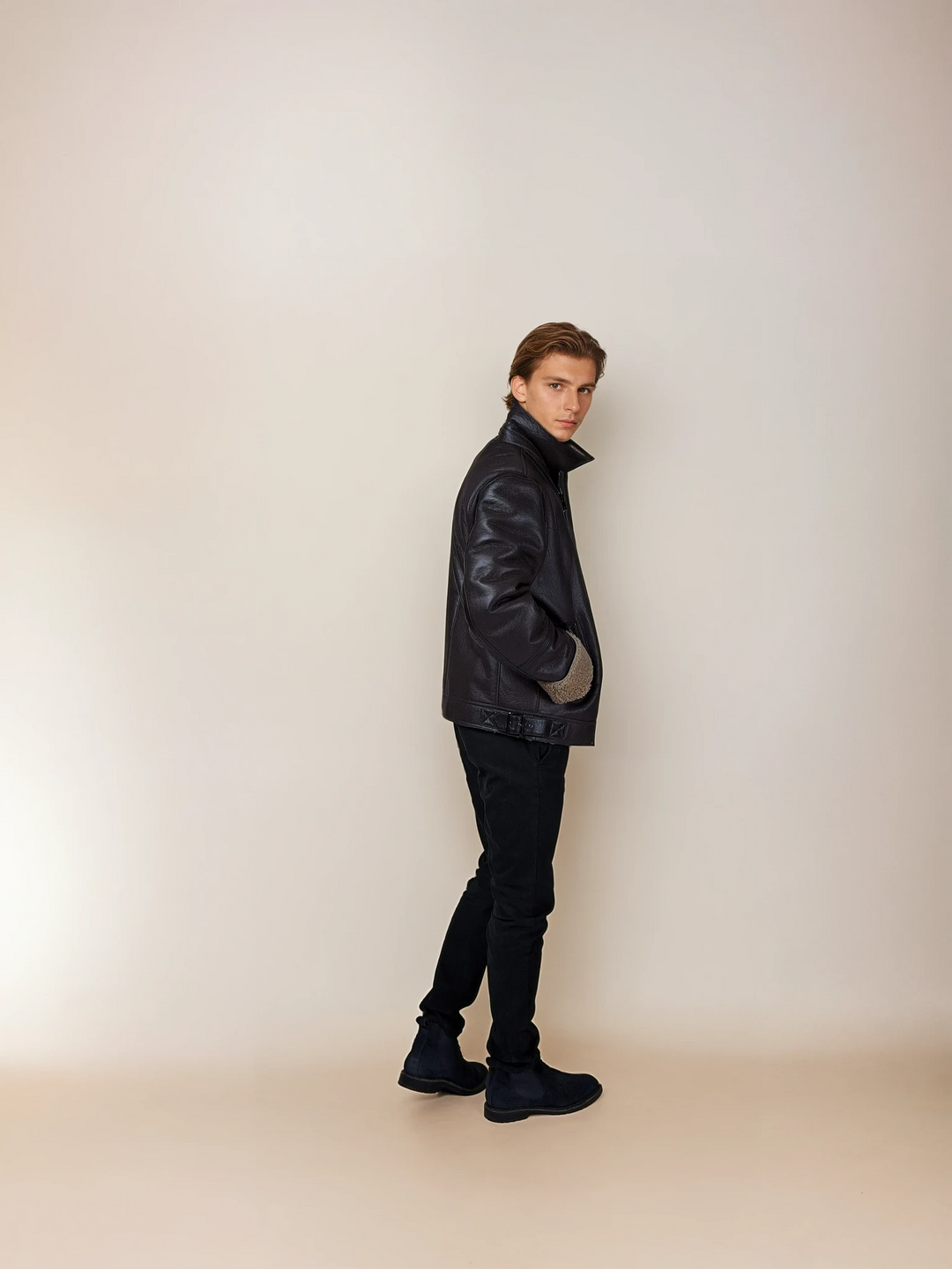 Hadley, 68 cm. - Krage - Rock Lamm - Man - Brun