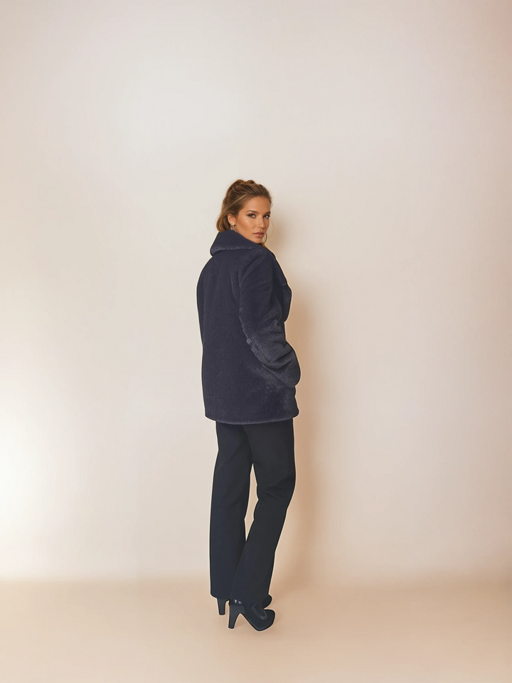 Jordana, 70 cm. - 100 % imiteret pels - Kvinder - Lilla