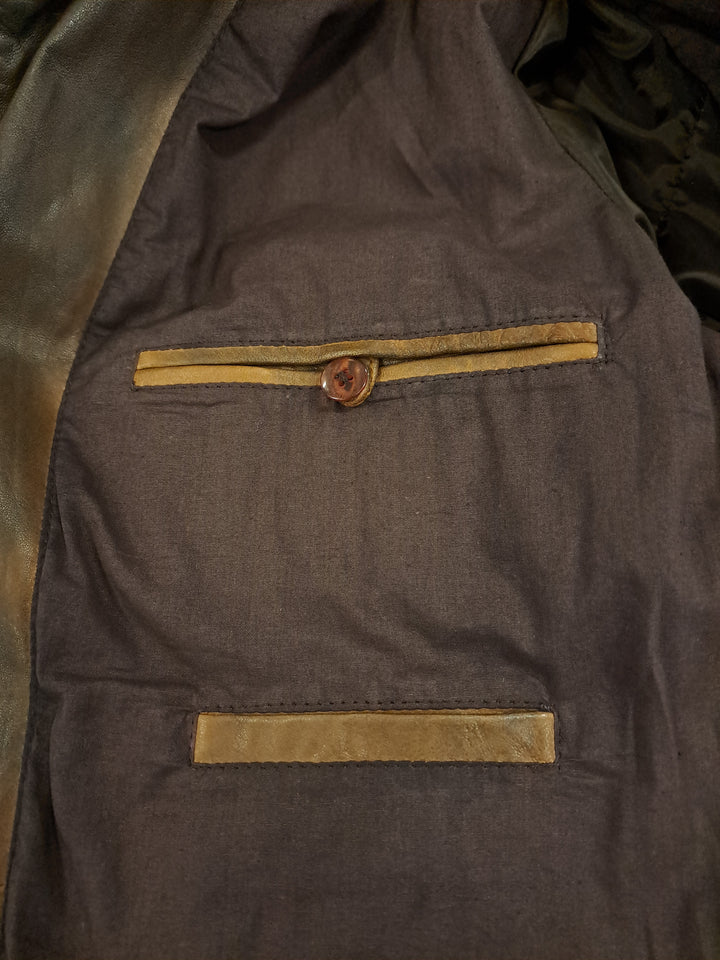 New Freddy - Lamb Leather - Man - Royal Brown