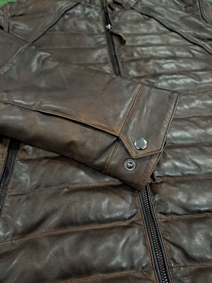 New Freddy - Lamb Leather - Man - Royal Brown