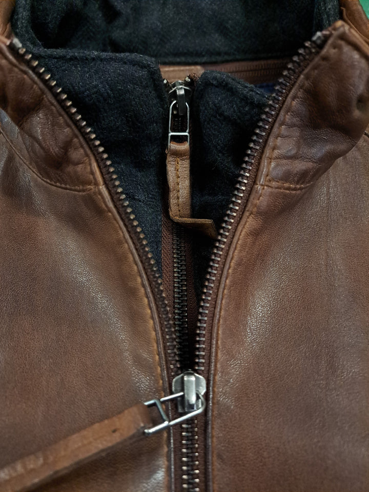 Jean, 70 cm. - Cuir d'Agneau Malli - Homme - Marron Cuivré