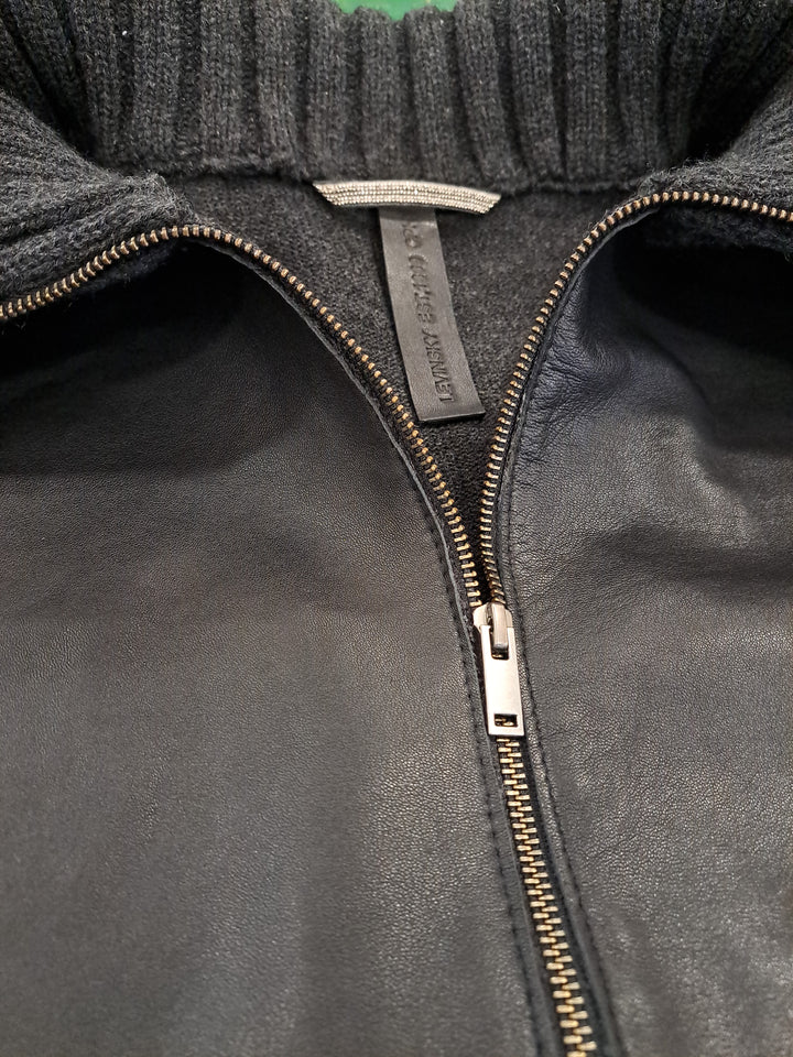 Flora Cape - Lamb Leather - Women - Black