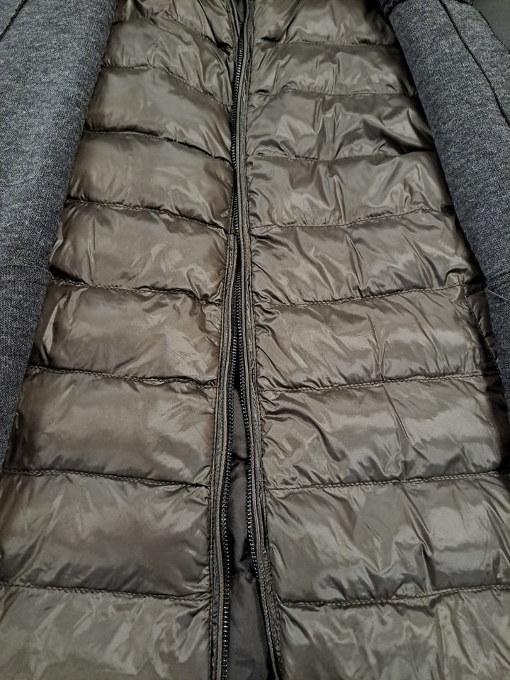 Lucia - Kapuze, 65 cm. - Lamm-Malli-Leder – Damen – Schwarz