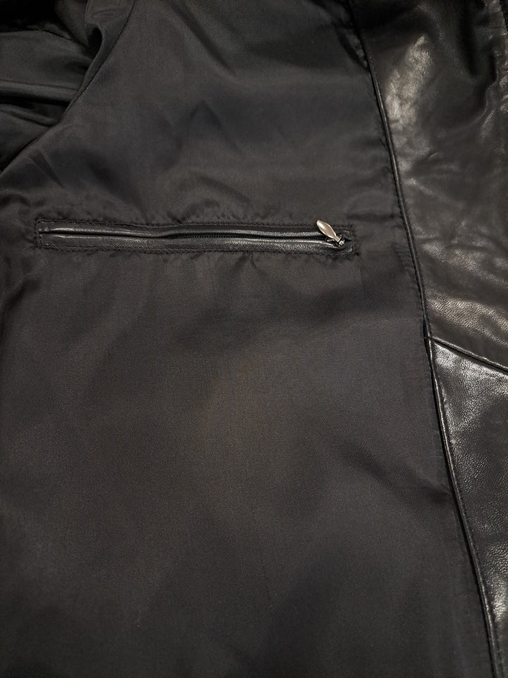 Luca, 68 cm. - Lammnappa - Man - Svart