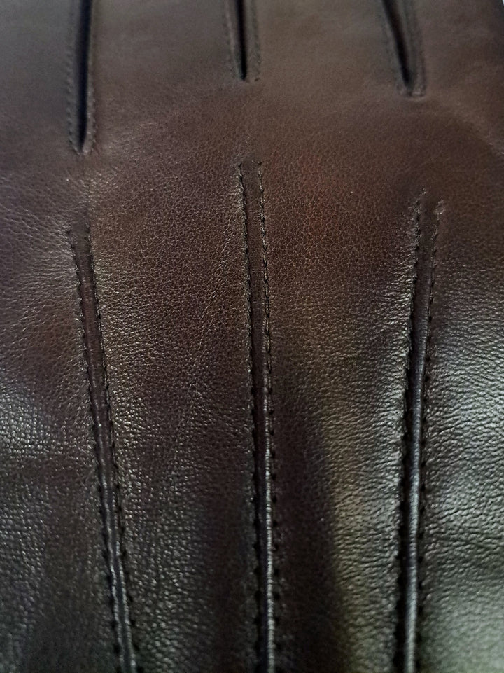 Luvas de 123 m - couro de ovelha - acessórios - marrom