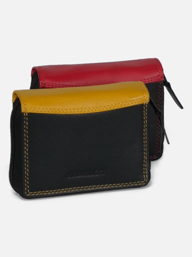 1393 Wallet - Leather - Accesories - Black & Red