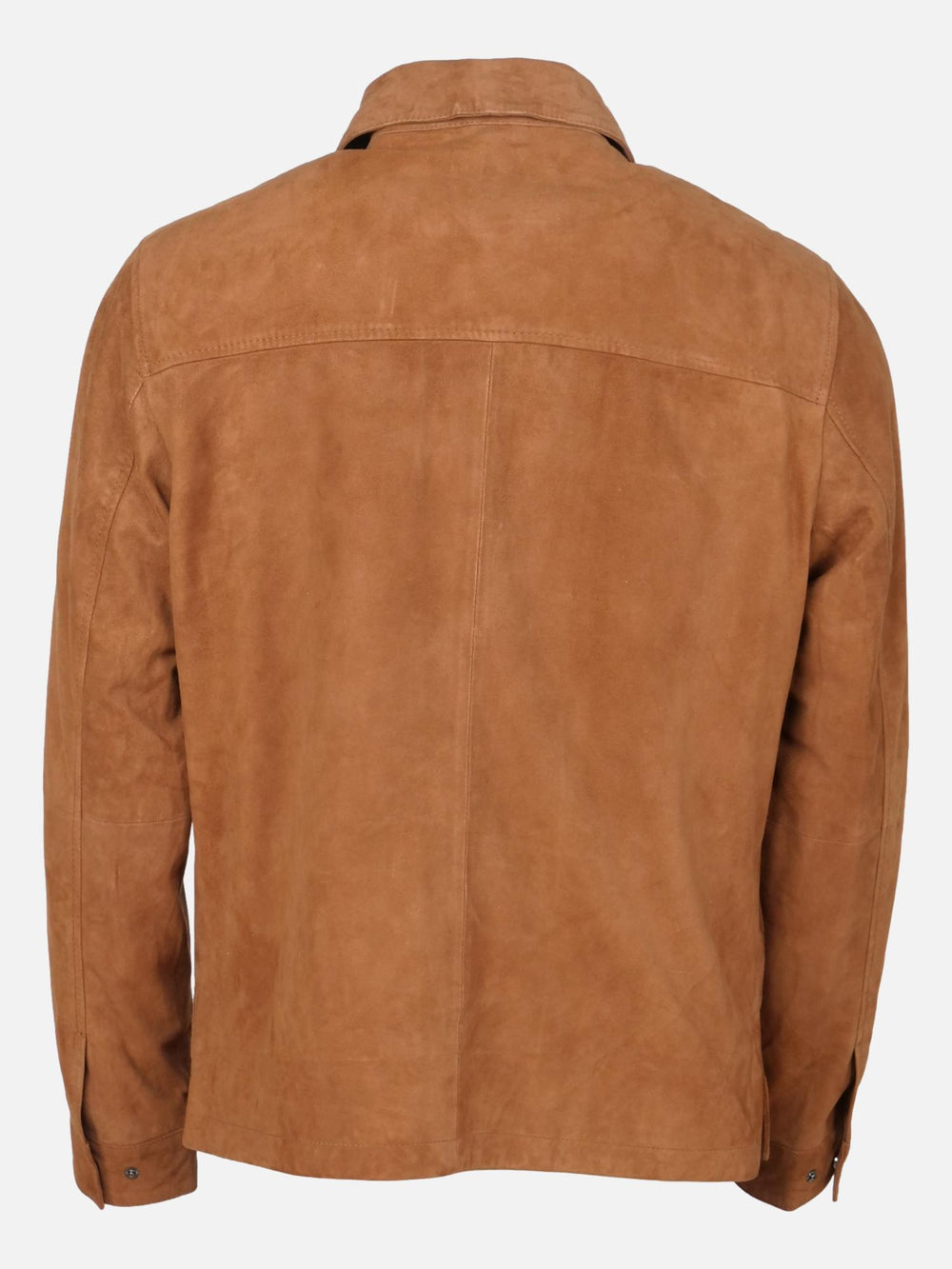 Howel, 68 Goat Suede jacket Man Dark Cognac