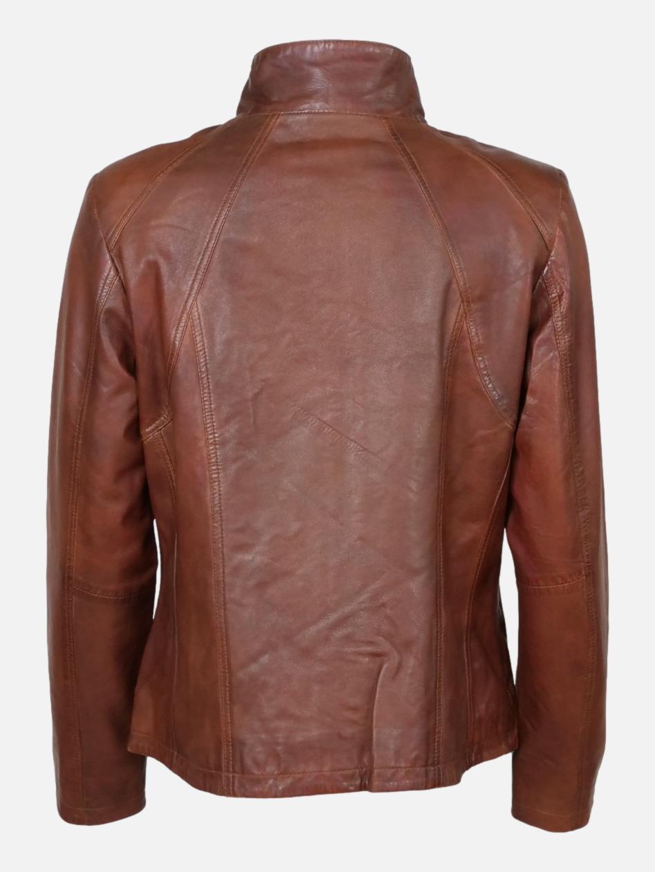 P 14-02 - Comfort, 60 cm. - Lamb Polish Nappa Leather - Cognac