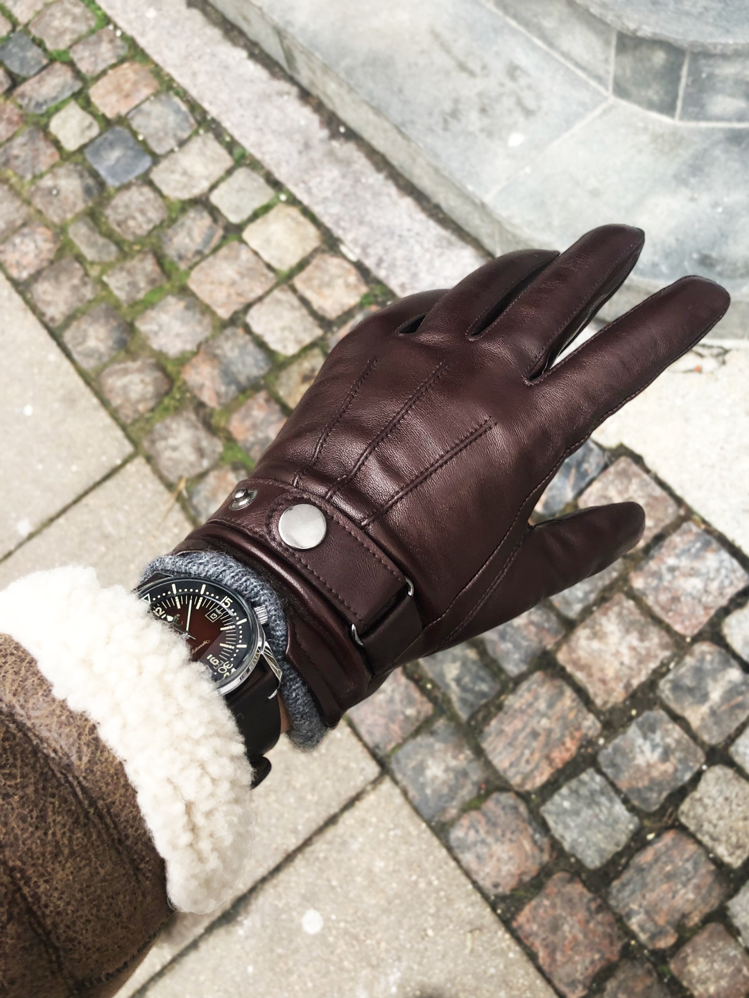 handschuh zubehör 219 Handschuh – Lammleder – Zubehör – Braun – Stampe Denmark