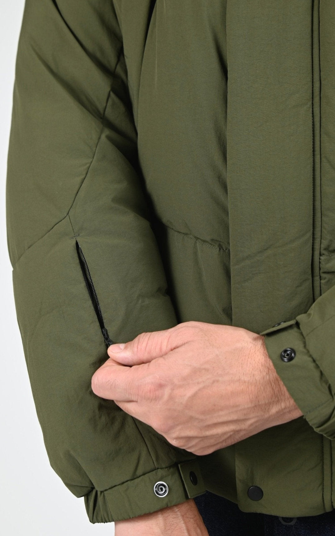 Ves doudoune Textile Homme Jg1, modèle Mag-3 down jacket de couleur army