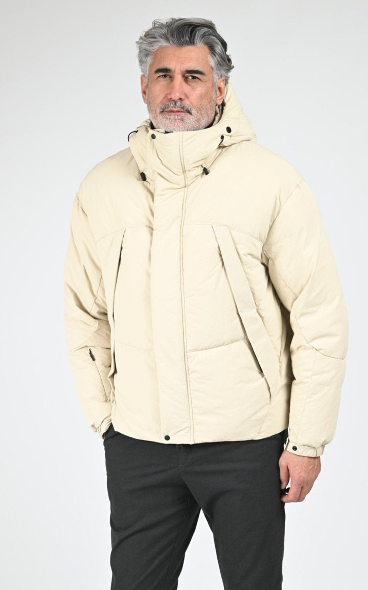 Ves doudoune Textile Homme Jg1, modèle Mag-3 down jacket de couleur bone