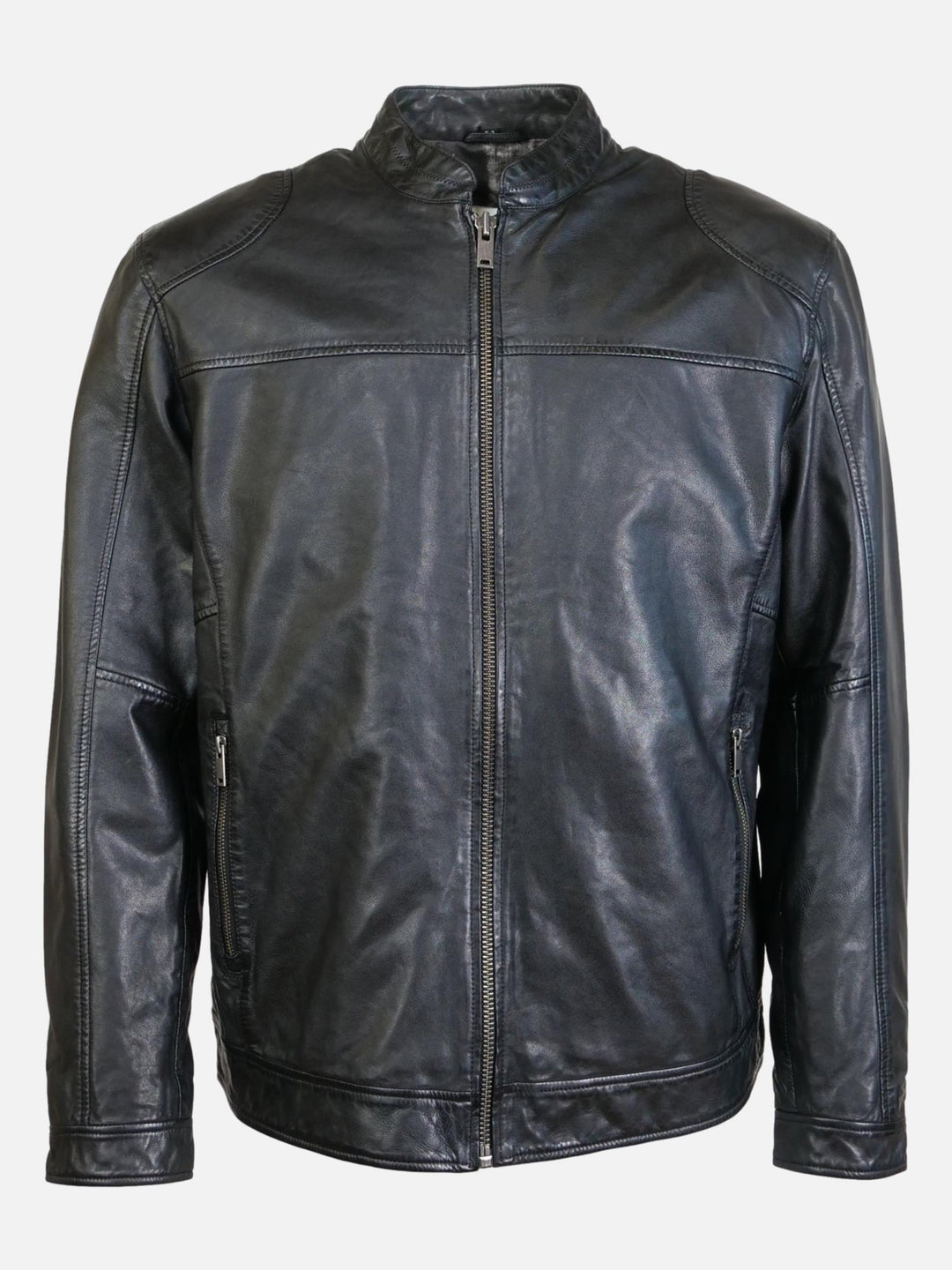 Heino, 68 cm. - Lamb Hollywood Leather - Man - Black