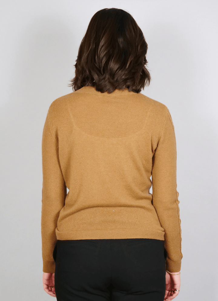 MKI Sweater - 100% Cashmere - Women - Dark Camel